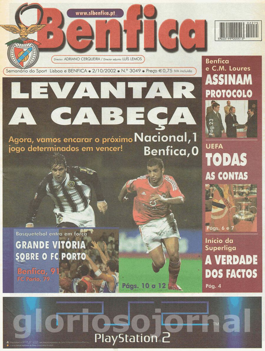 jornal o benfica 3049 2002-10-02